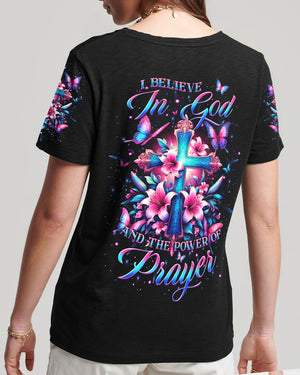 I Believe In God Women's All Over Print Shirt - Yhkd1504242