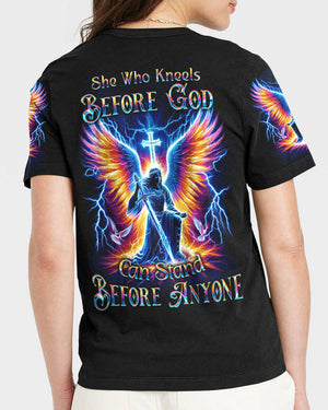 She Who Kneels Before God Women's All Over Print Shirt - Yhkd1901242