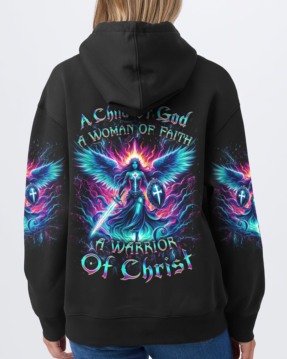 A Child Of God A Woman Of Faith Women's All Over Print Shirt - Yhkd2003241