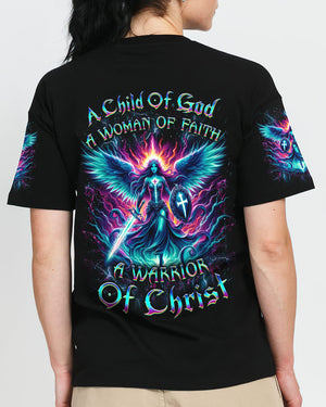 A Child Of God A Woman Of Faith Women's All Over Print Shirt - Yhkd2003241