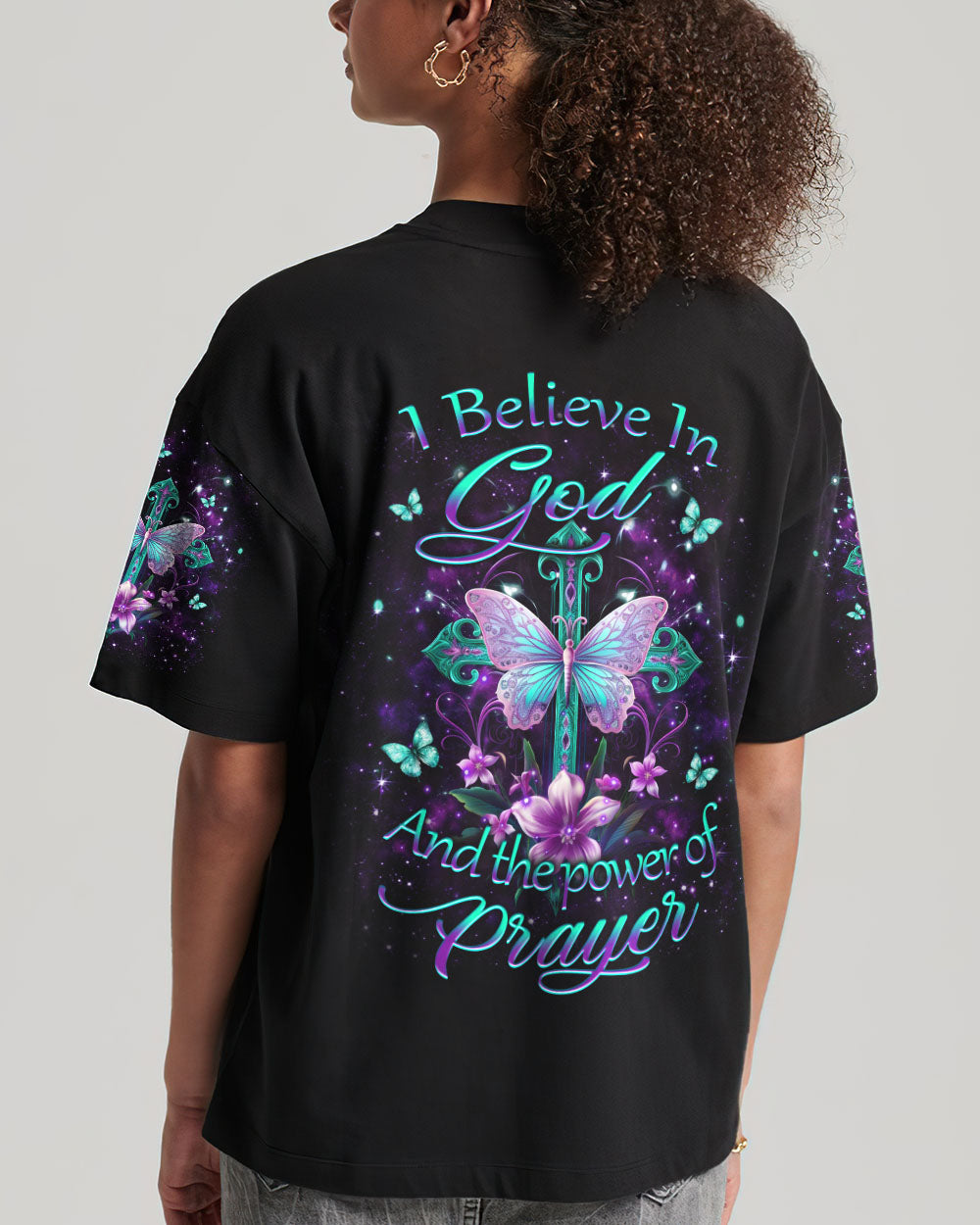 I Believe In God Women's All Over Print Shirt - Yhkd2201242