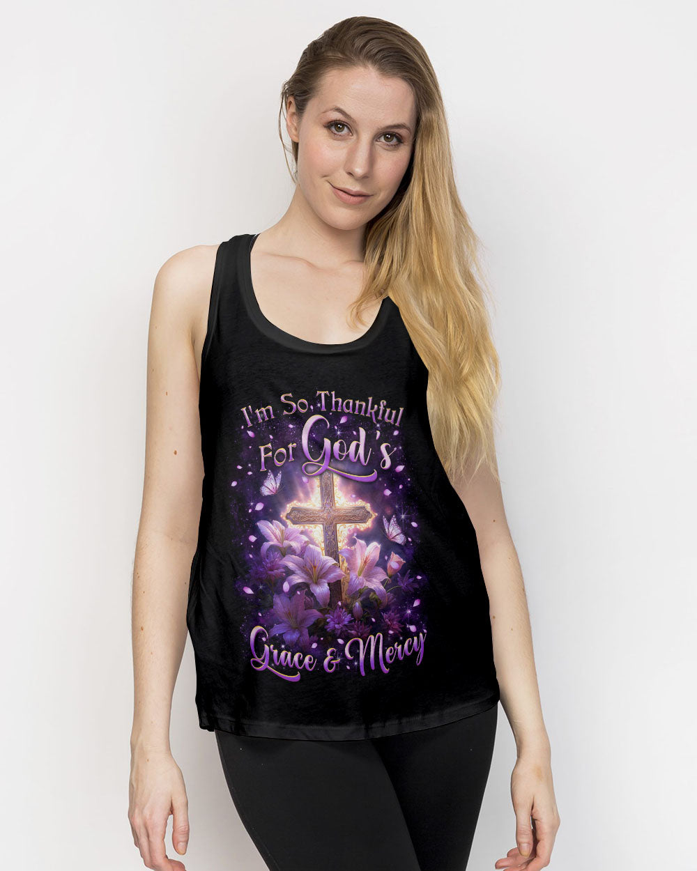 I'm So Thankful For God's Grace And Mercy Women's All Over Print Shirt - Yhkd2501241