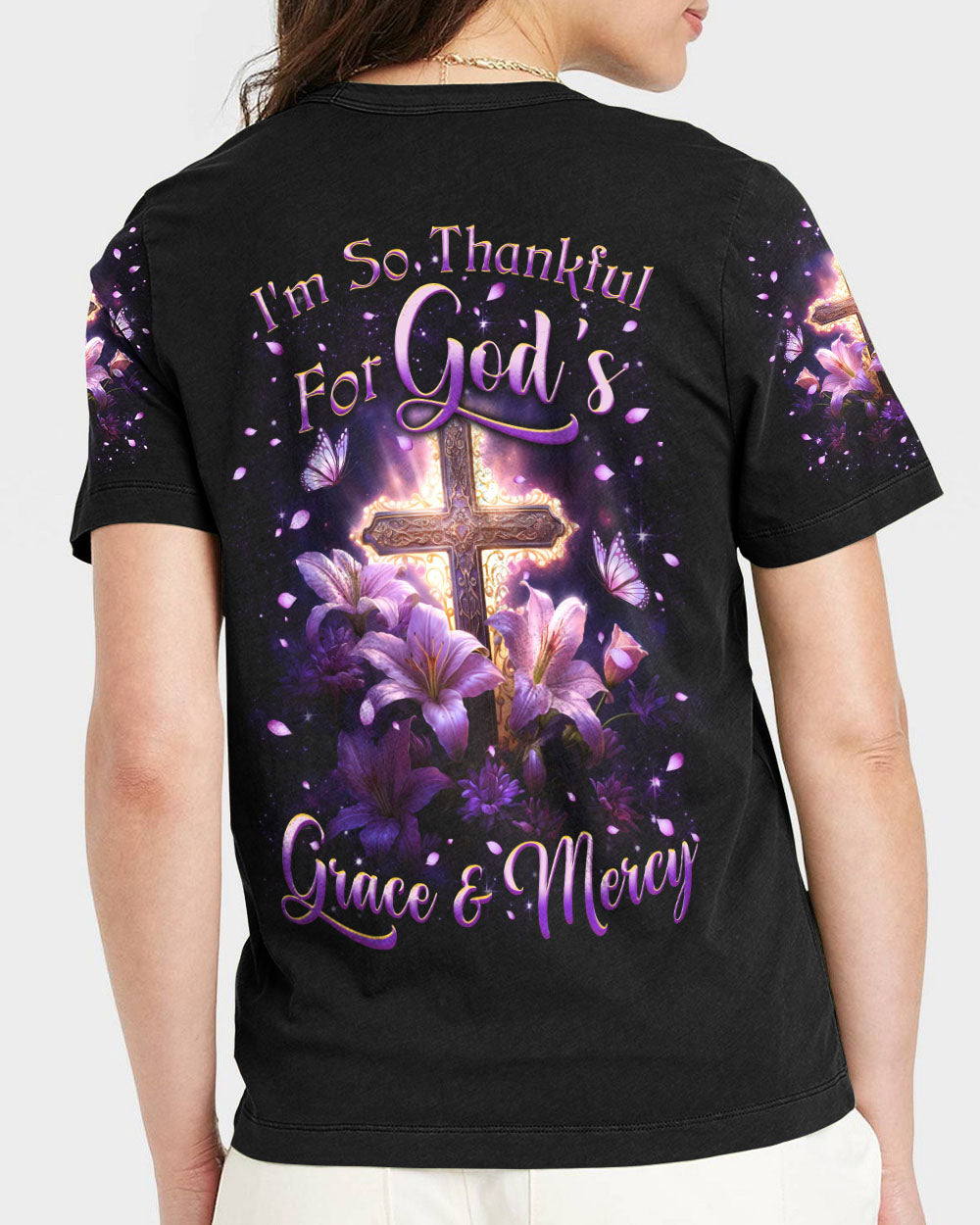 I'm So Thankful For God's Grace And Mercy Women's All Over Print Shirt - Yhkd2501241