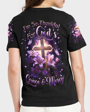 I'm So Thankful For God's Grace And Mercy Women's All Over Print Shirt - Yhkd2501241
