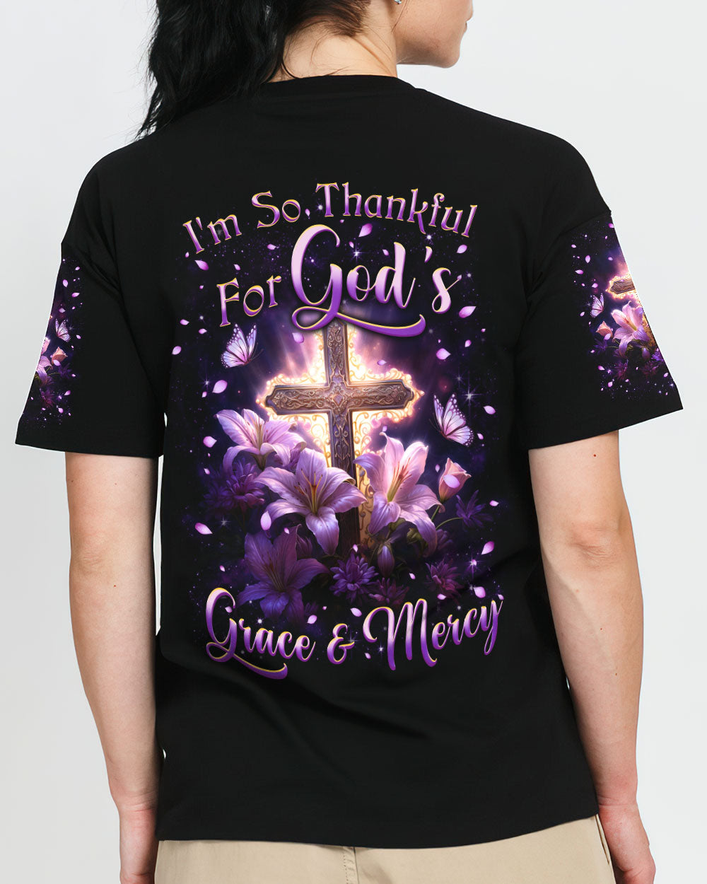 I'm So Thankful For God's Grace And Mercy Women's All Over Print Shirt - Yhkd2501241