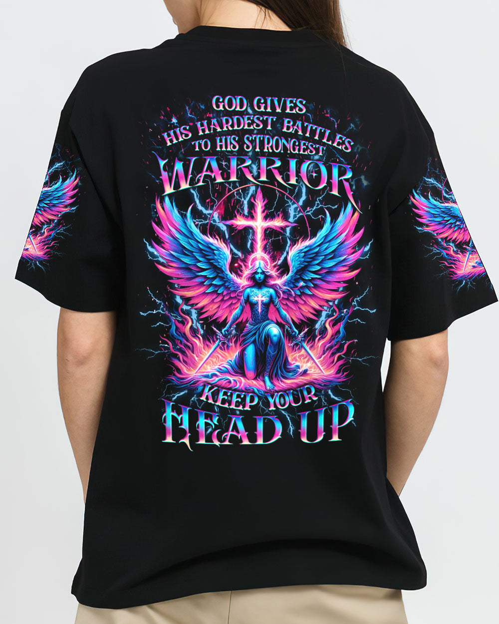 Keep Your Head Up Women's All Over Print Shirt - Yhkd2604245