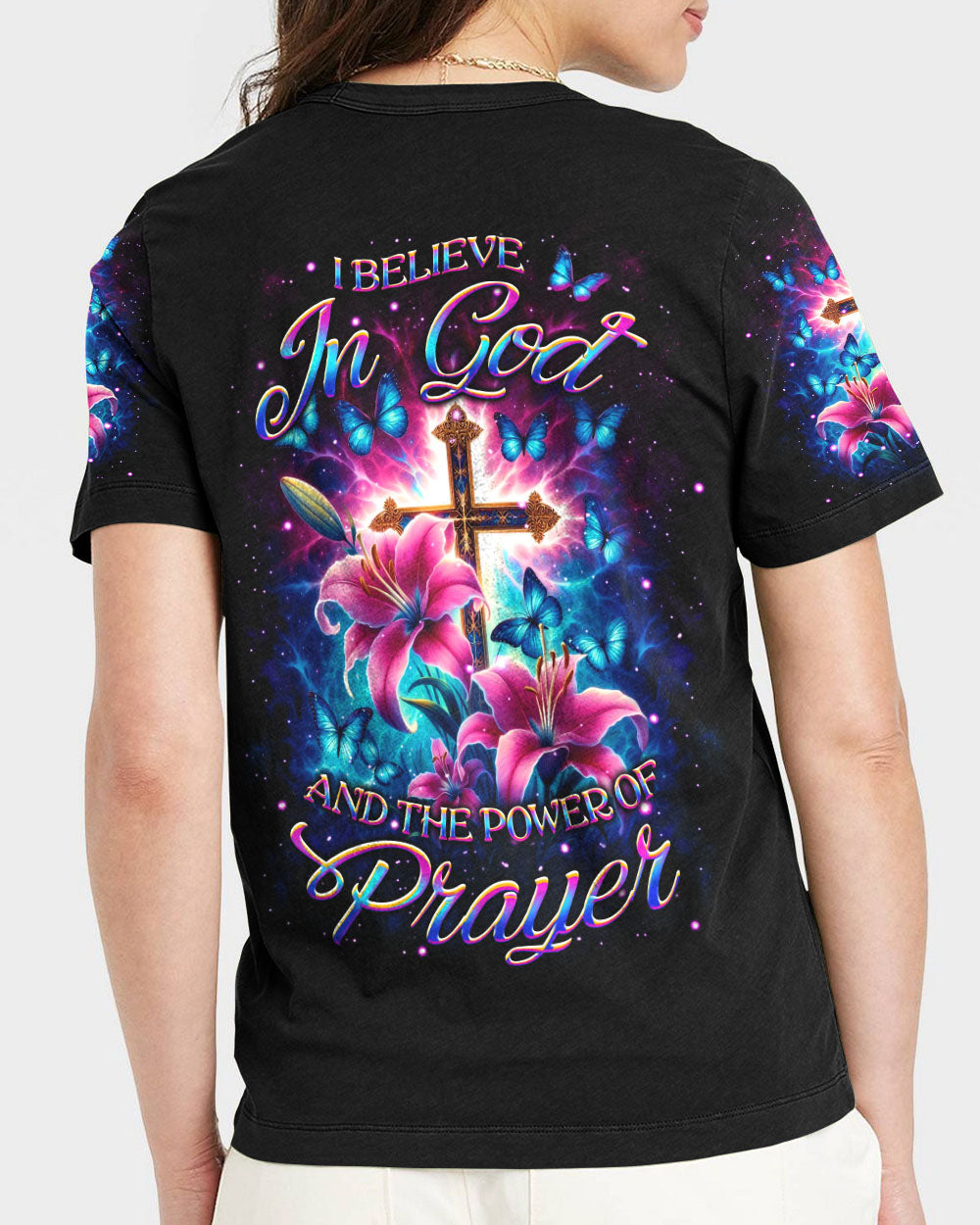 I Believe In God Women's All Over Print Shirt - Yhkd2805243