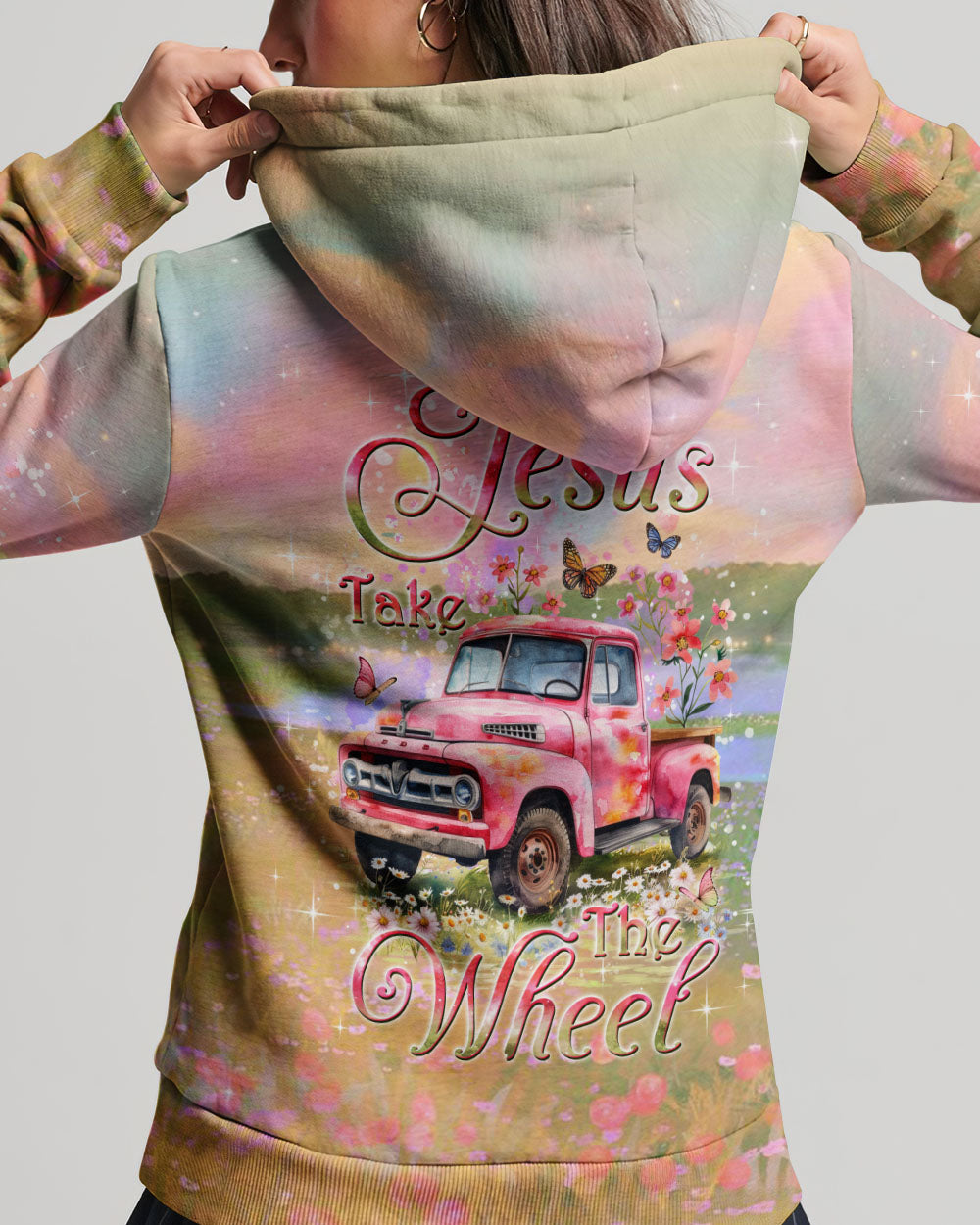 Jesus Take The Wheel Women's All Over Print Shirt - Yhkd3005244