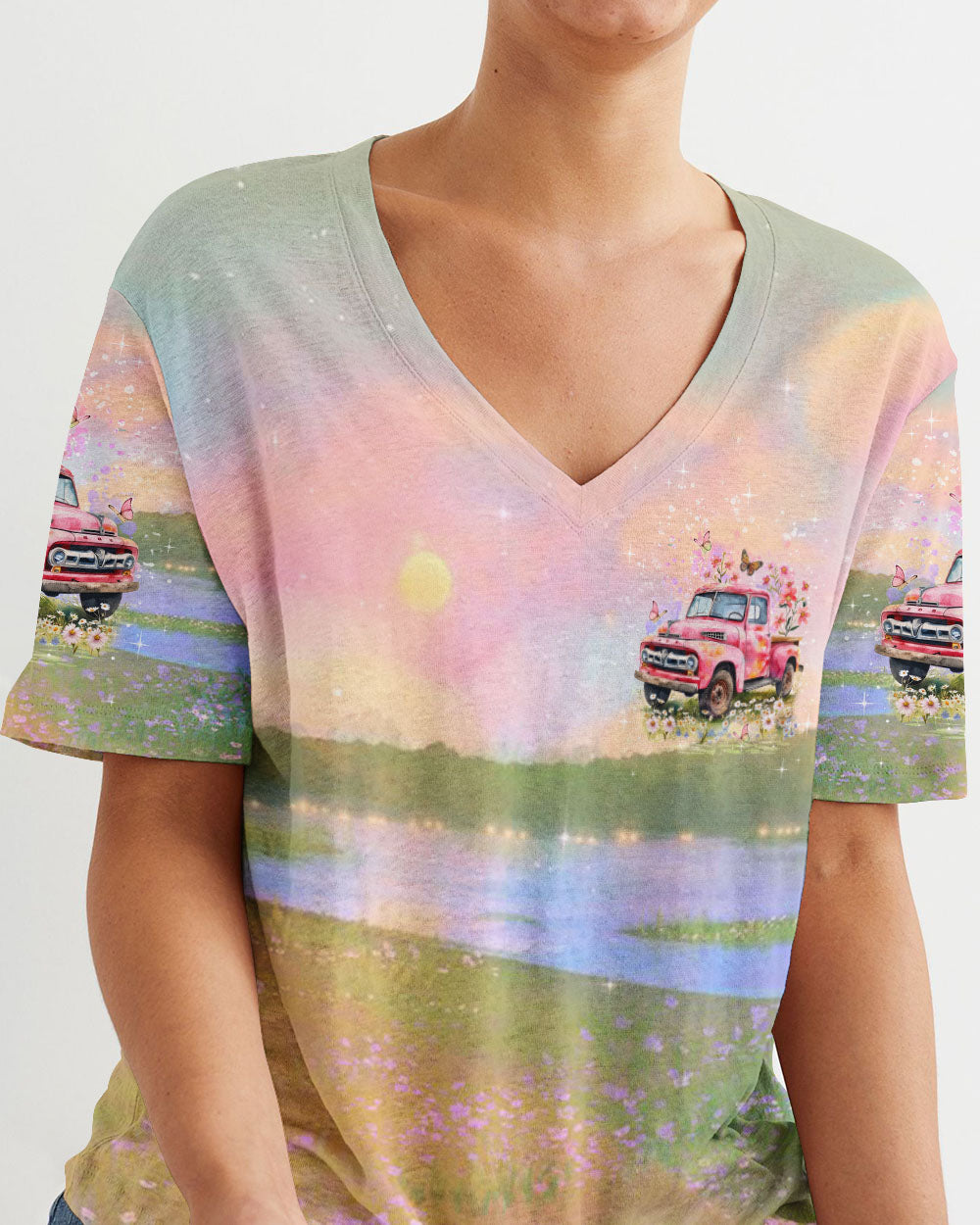 Jesus Take The Wheel Women's All Over Print Shirt - Yhkd3005244