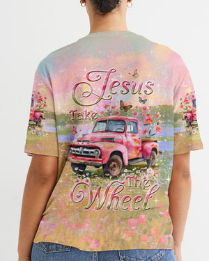 Jesus Take The Wheel Women's All Over Print Shirt - Yhkd3005244