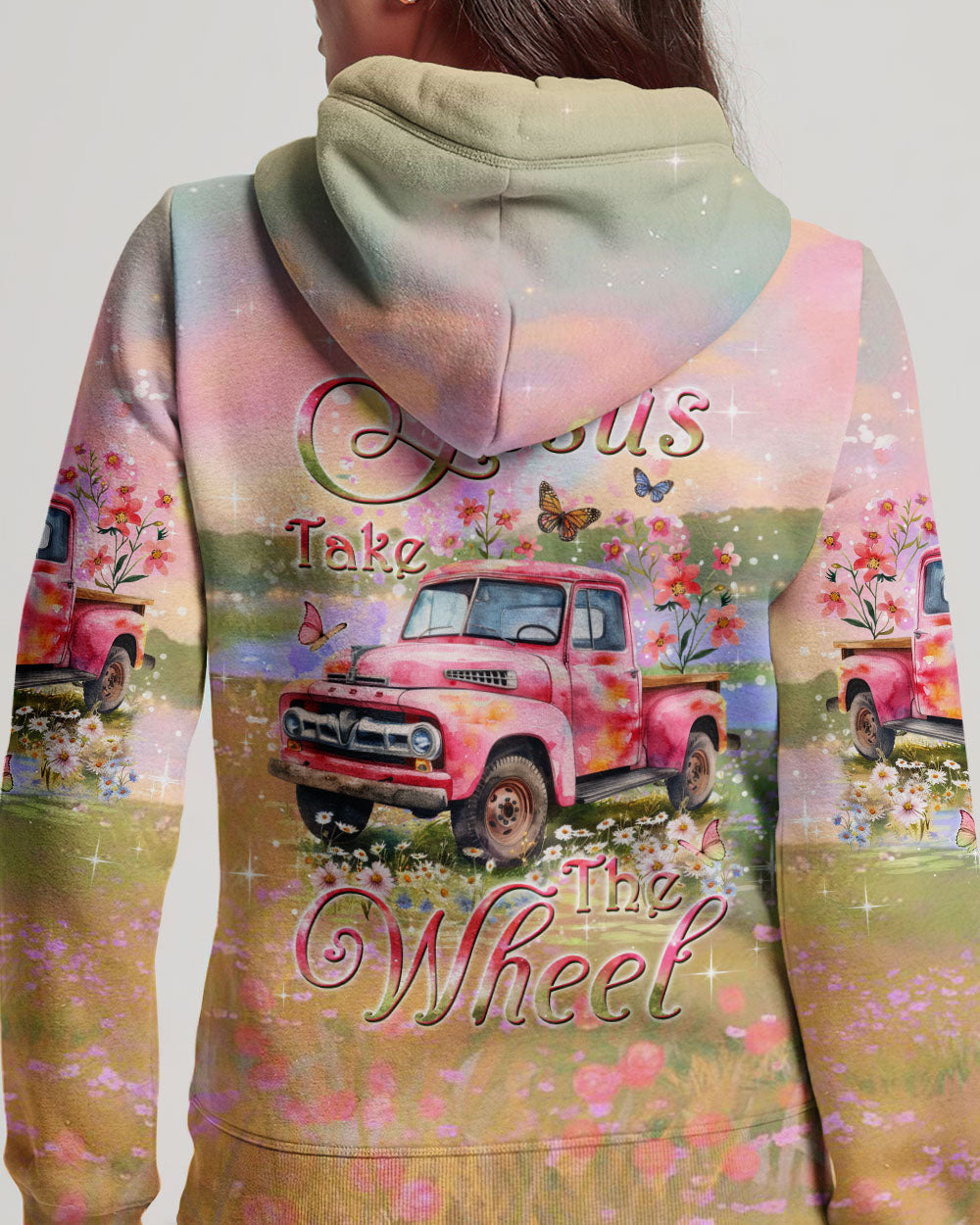Jesus Take The Wheel Women's All Over Print Shirt - Yhkd3005244