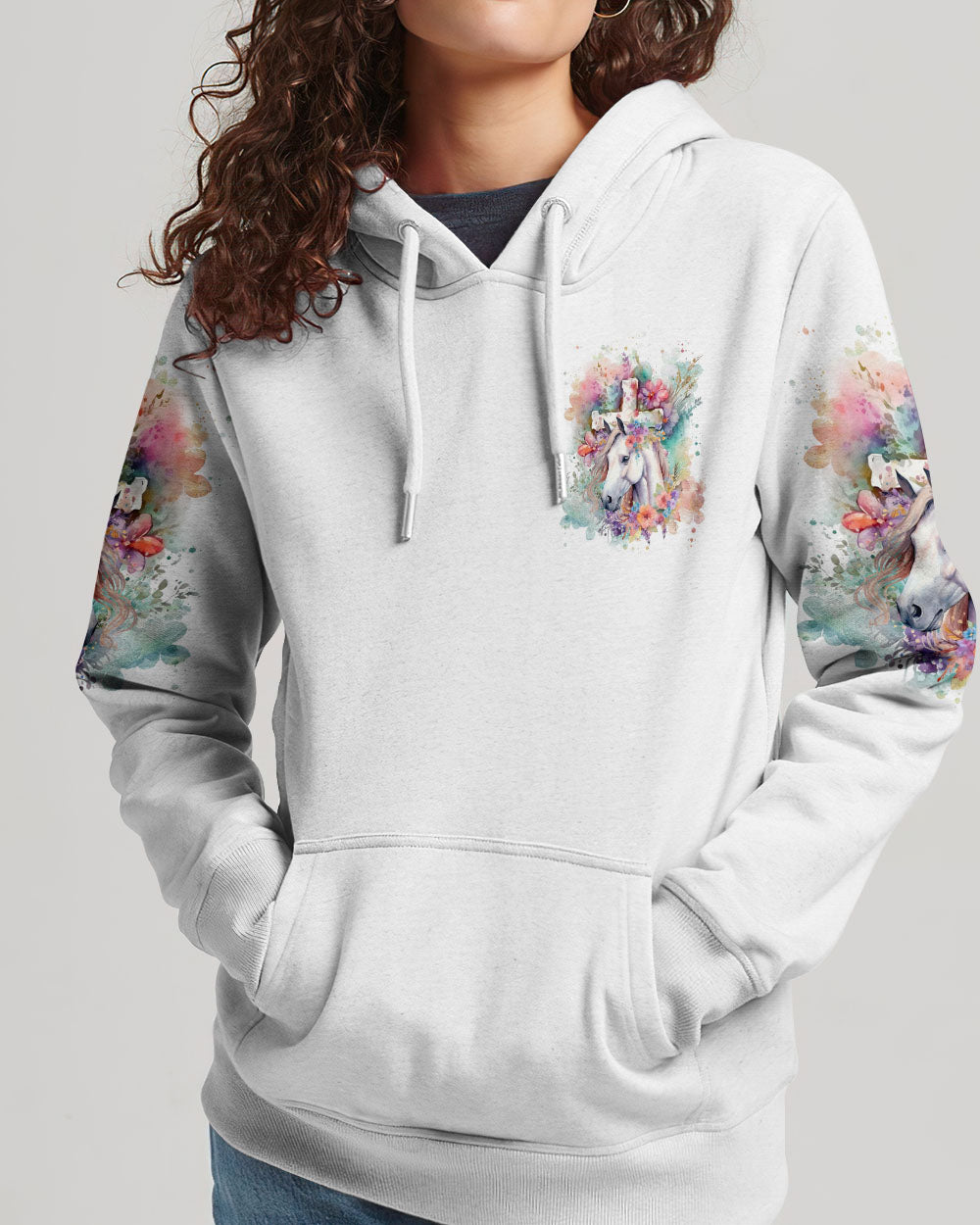 I Believe In God Horse Women's All Over Print Shirt - Yhln0201241