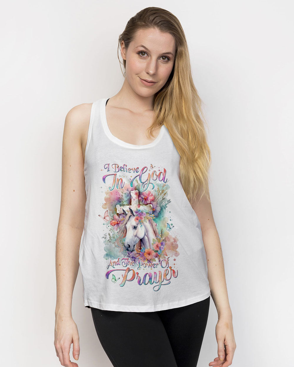 I Believe In God Horse Women's All Over Print Shirt - Yhln0201241