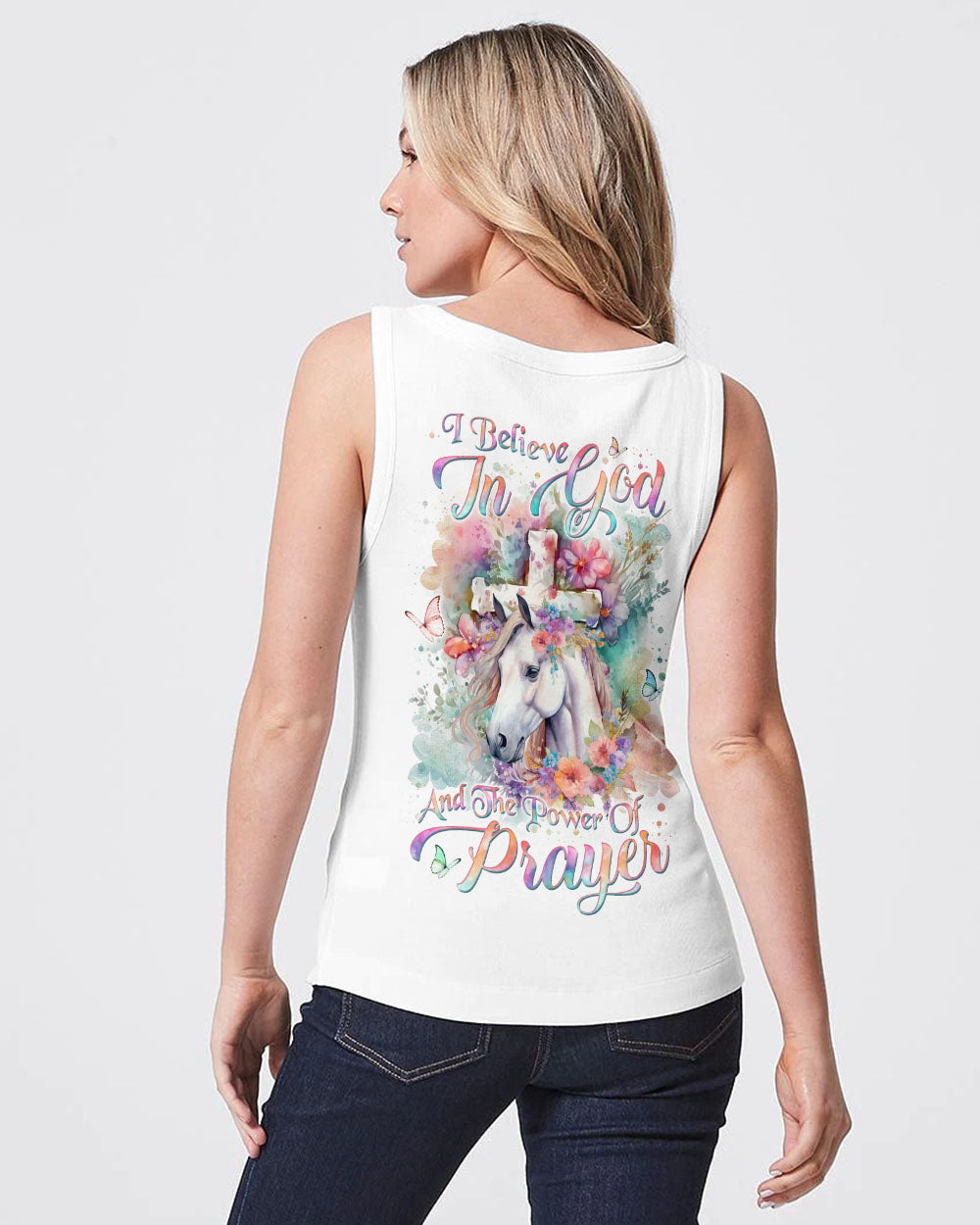 I Believe In God Horse Women's All Over Print Shirt - Yhln0201241