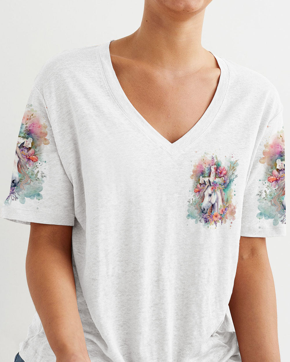 I Believe In God Horse Women's All Over Print Shirt - Yhln0201241