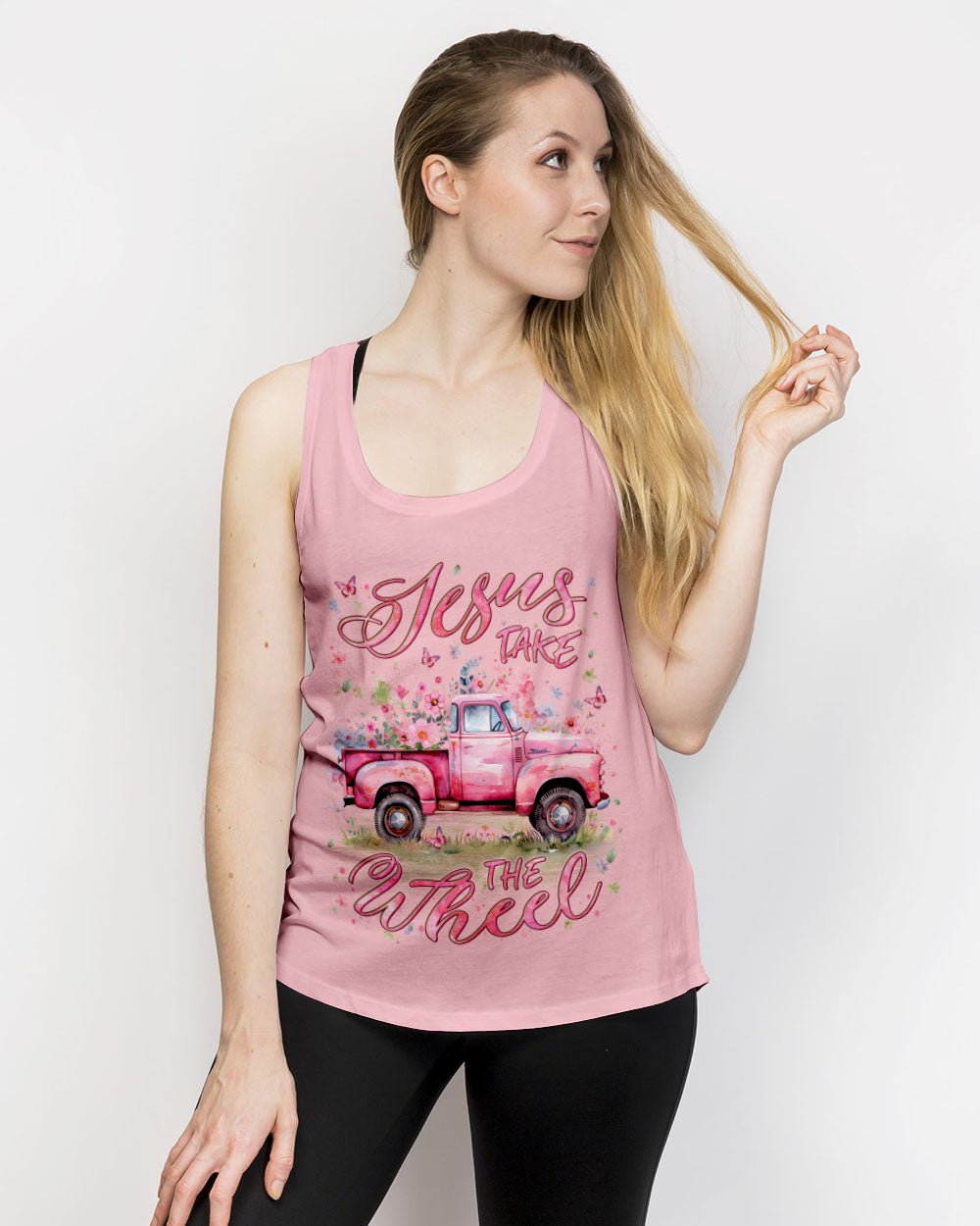 Jesus Take The Wheel Women's All Over Print Shirt - Yhln0203241