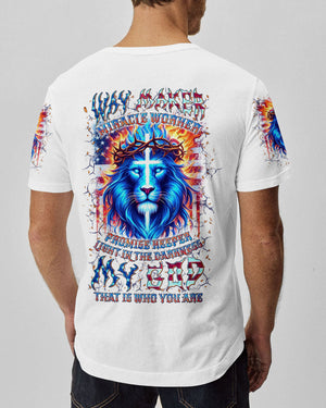 Way Maker Miracle Worker Cross Lion Men's All Over Print Shirt - Yhln0306244