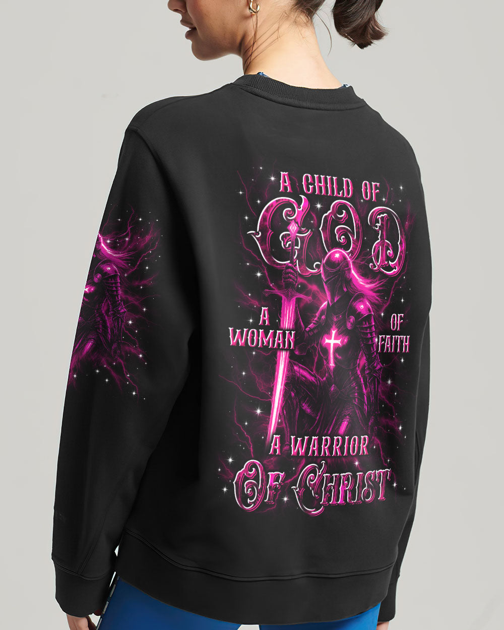 A Child Of God A Woman Of Faith Women's All Over Print Shirt - Yhln0310254