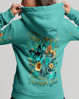 I Will Walk By Faith Even When I Cannot See Women's All Over Print Shirt - Yhln0609232