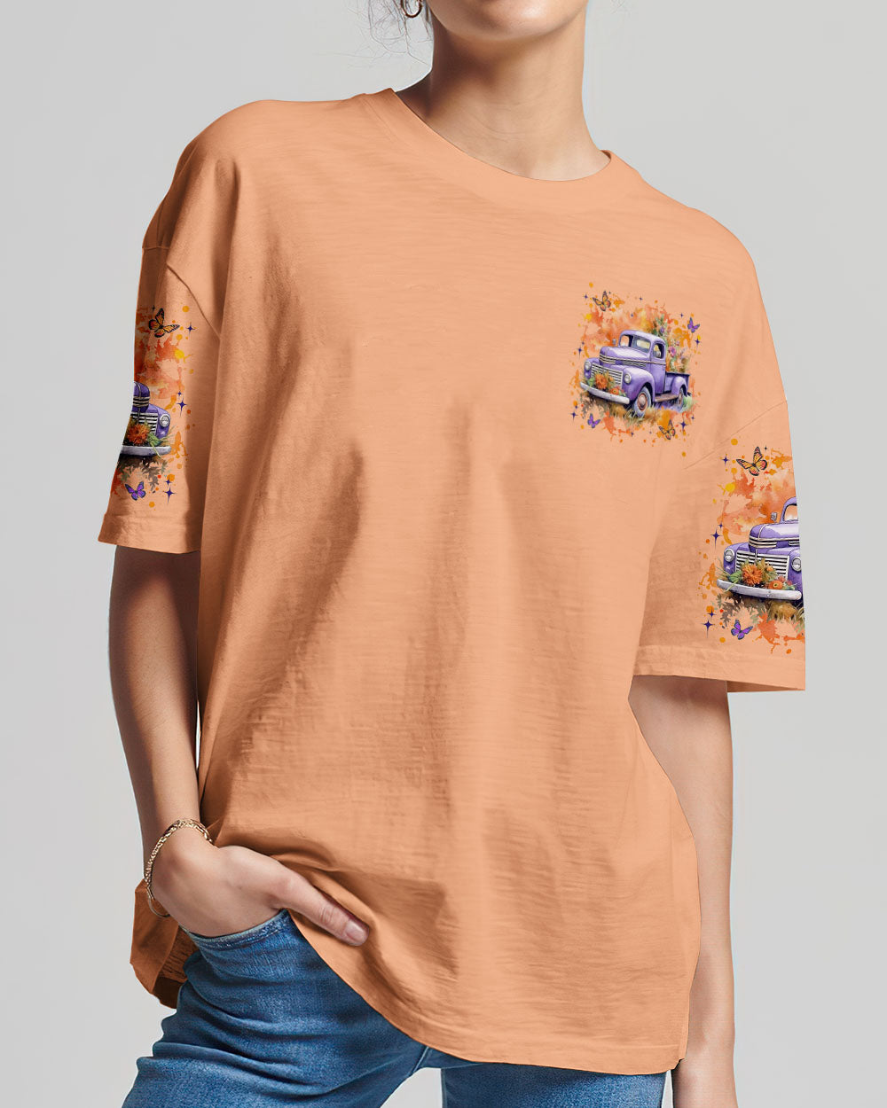 Jesus Take The Wheel Women's All Over Print Shirt - Yhln1109253