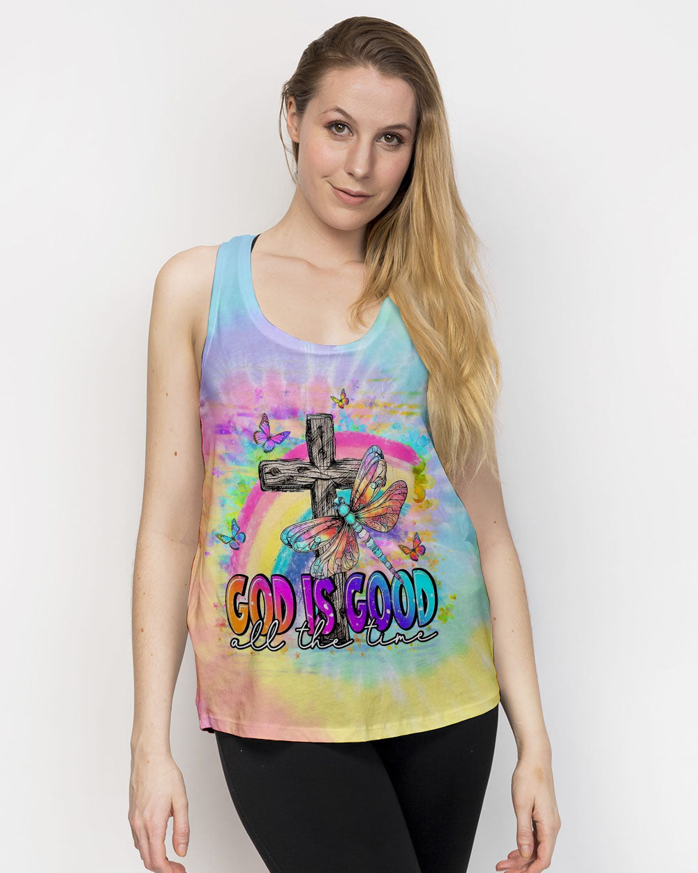 God Is Good All The Time Women's All Over Print Shirt - Yhln1411241