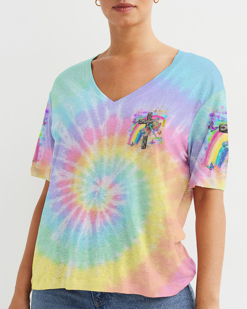 God Is Good All The Time Women's All Over Print Shirt - Yhln1411241