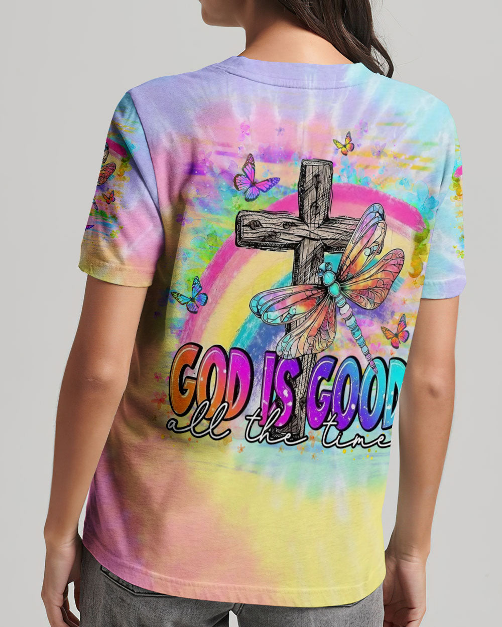 God Is Good All The Time Women's All Over Print Shirt - Yhln1411241