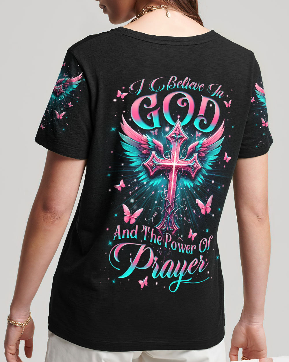 I Believe In God Women's All Over Print Shirt - Yhln1601242