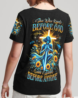 She Who Kneels Before God Women's All Over Print Shirt - Yhln1601253