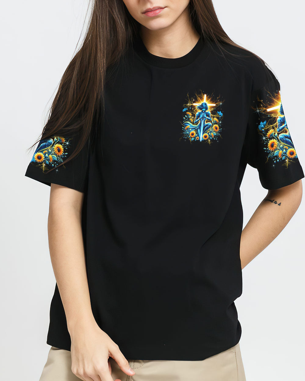 She Who Kneels Before God Women's All Over Print Shirt - Yhln1601253