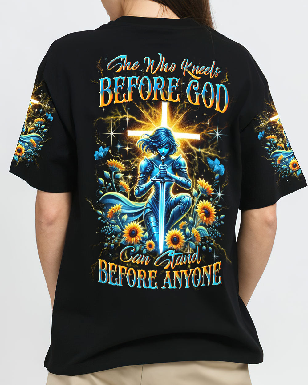 She Who Kneels Before God Women's All Over Print Shirt - Yhln1601253