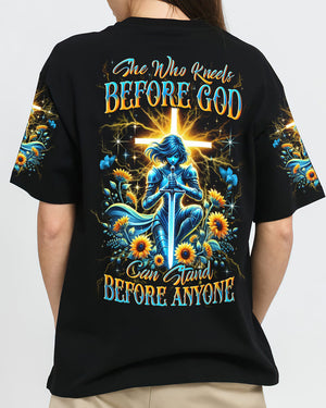 She Who Kneels Before God Women's All Over Print Shirt - Yhln1601253
