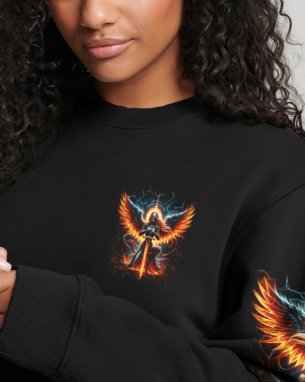 She Who Kneels Before God Warrior Women's All Over Print Shirt - Yhln1602242