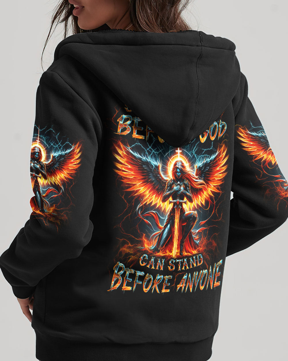 She Who Kneels Before God Warrior Women's All Over Print Shirt - Yhln1602242