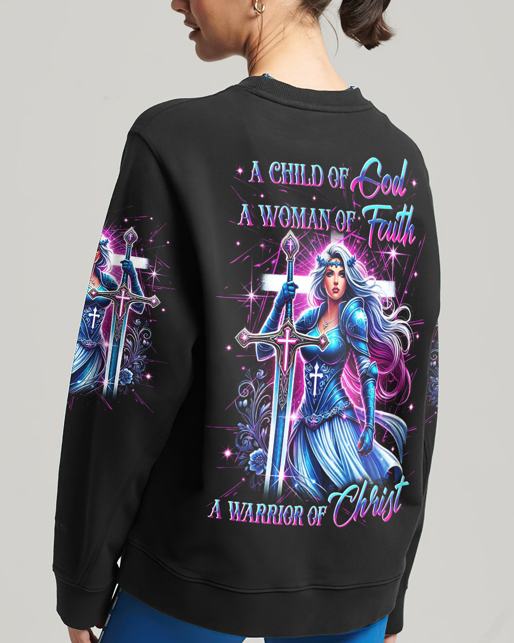 A Child Of God A Woman Of Faith Women's All Over Print Shirt - Yhln1701253