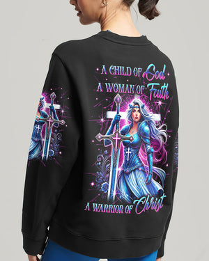 A Child Of God A Woman Of Faith Women's All Over Print Shirt - Yhln1701253