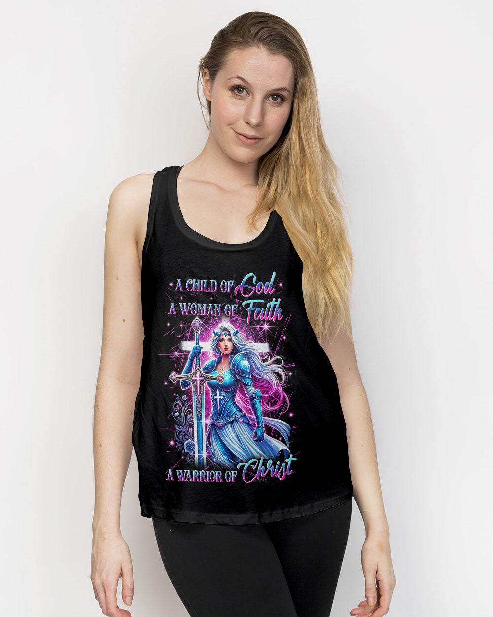A Child Of God A Woman Of Faith Women's All Over Print Shirt - Yhln1701253