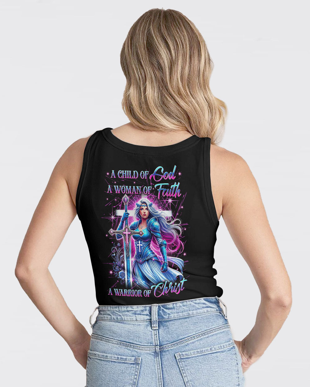 A Child Of God A Woman Of Faith Women's All Over Print Shirt - Yhln1701253