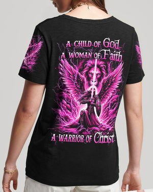 A Child Of God A Woman Of Faith Women's All Over Print Shirt - Yhln2011243