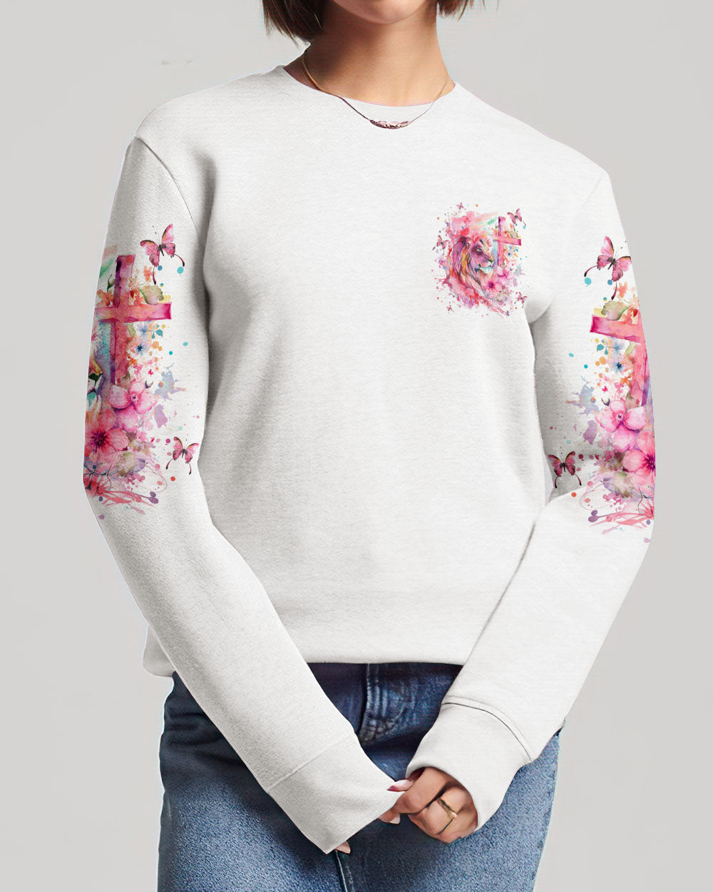 I Believe In God Lion Women's All Over Print Shirt - Yhln2301242