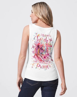 I Believe In God Lion Women's All Over Print Shirt - Yhln2301242