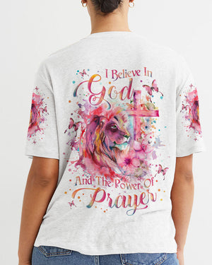 I Believe In God Lion Women's All Over Print Shirt - Yhln2301242