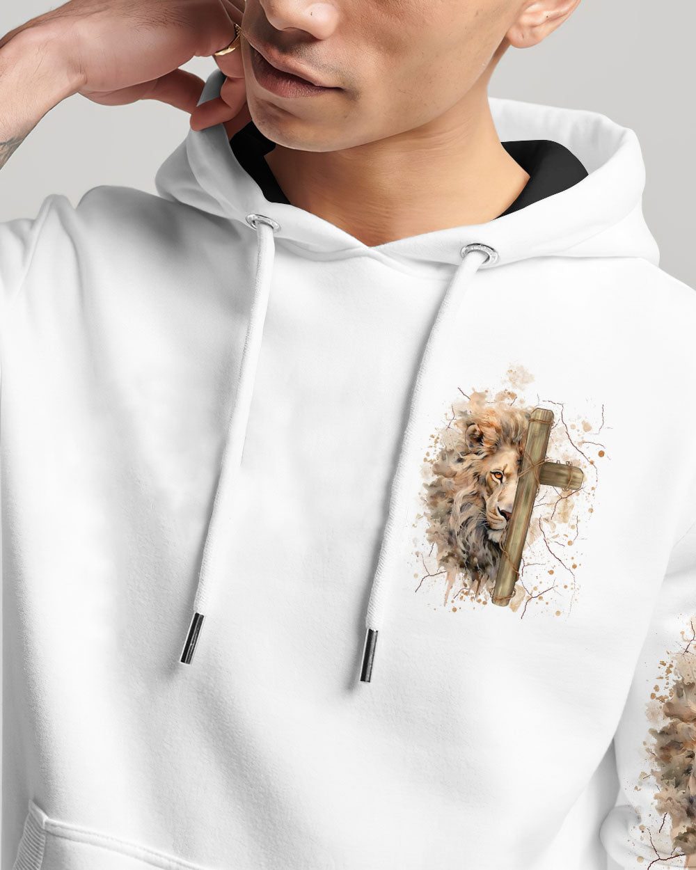 Jesus Dropped The Charges Lion Men's All Over Print Shirt - Yhln2308242