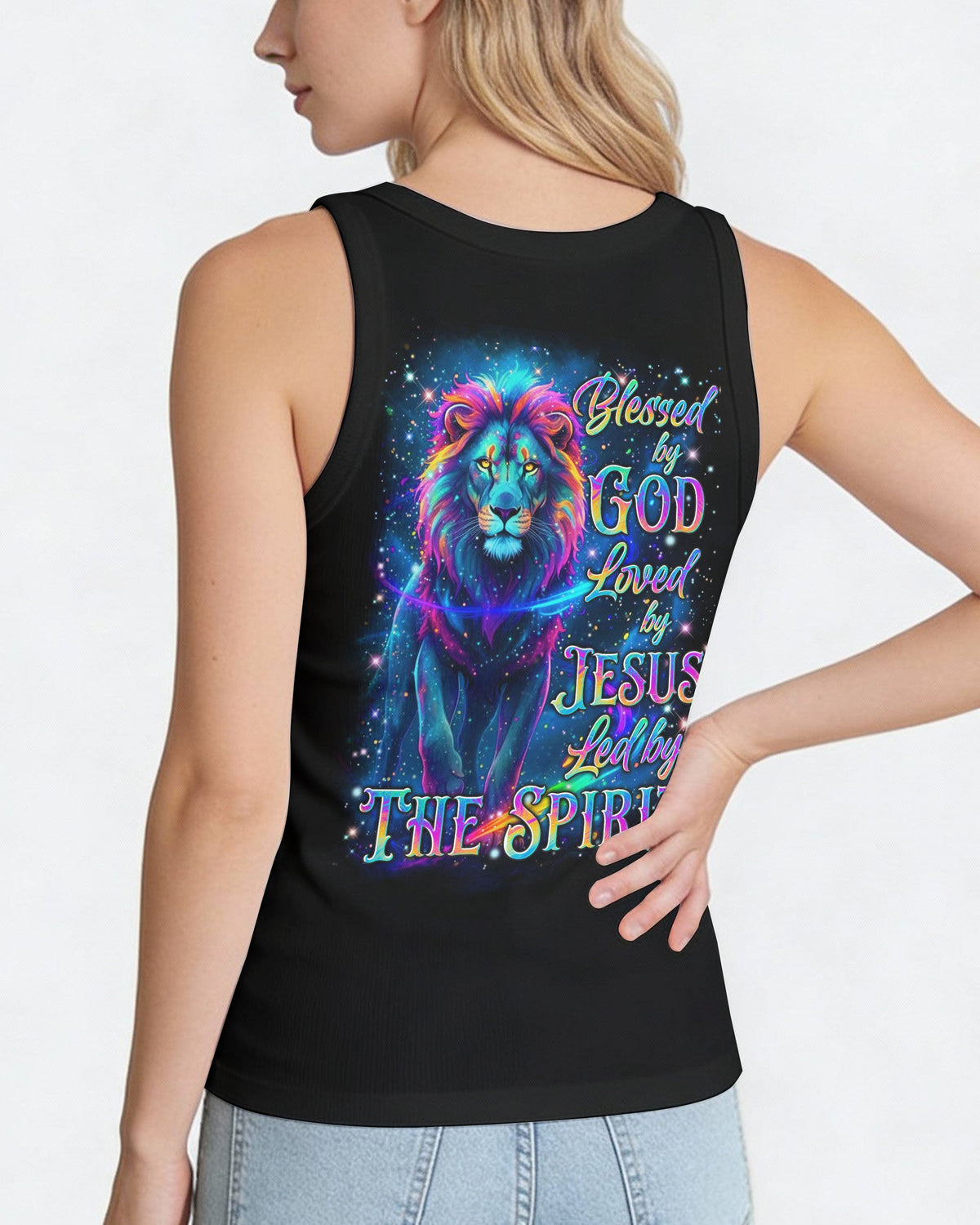 Blessed By God Lion Women's All Over Print Shirt - Yhln2412251