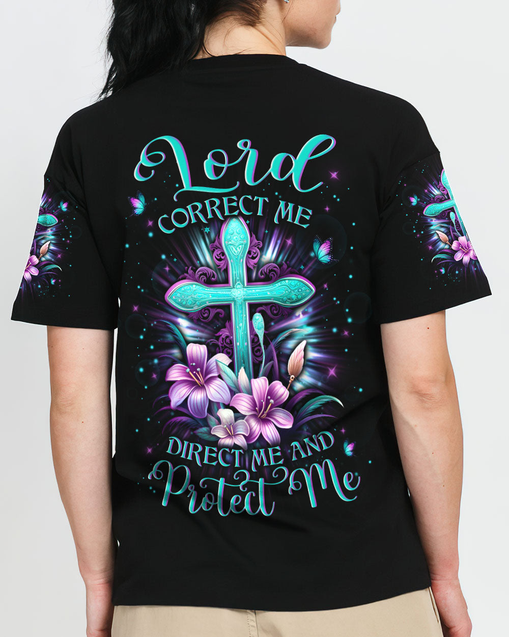 Lord Correct Me Direct Me Protect Me Women's All Over Print Shirt - Yhln2512233