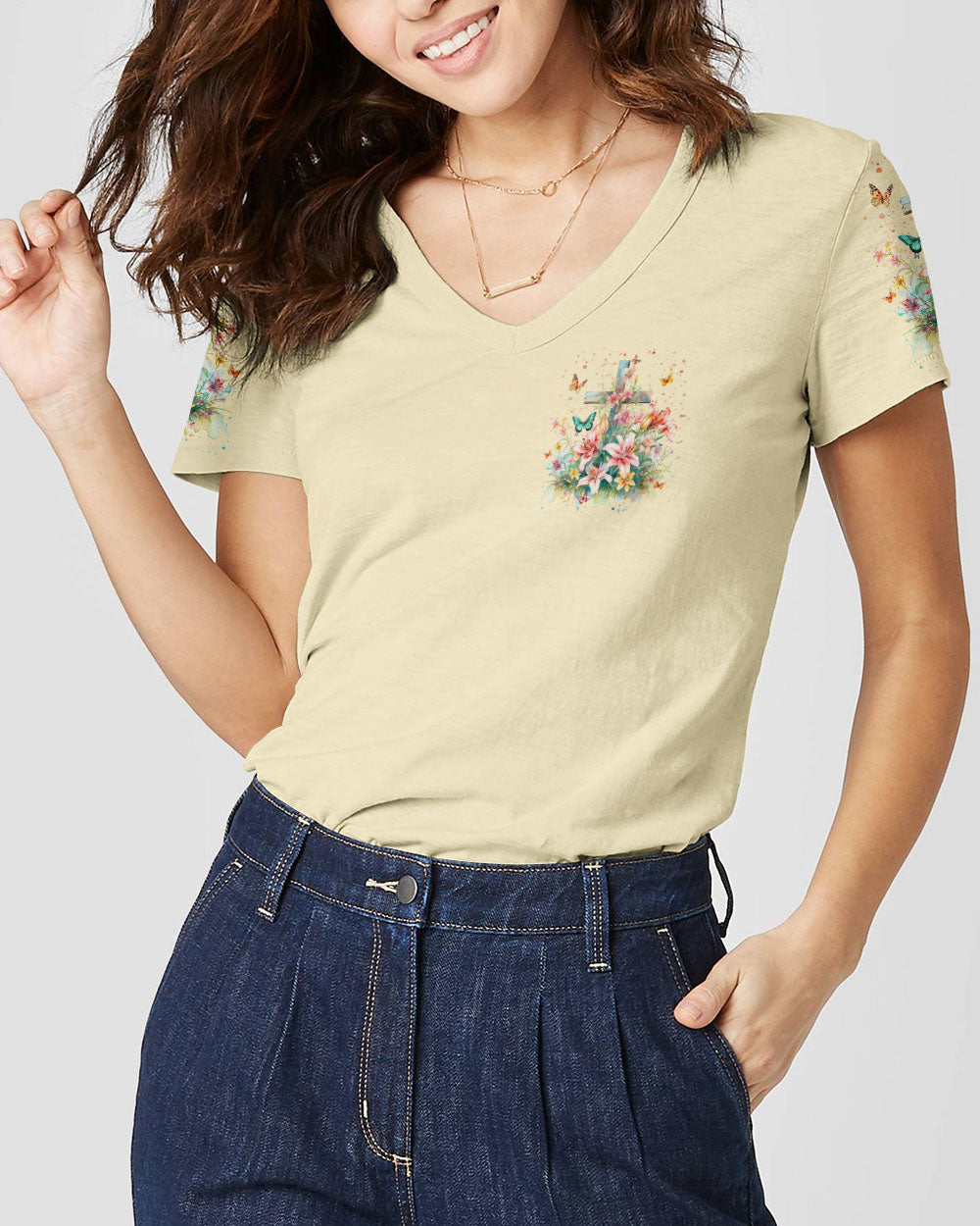 I Believe In God Women's All Over Print Shirt - Yhln2602244