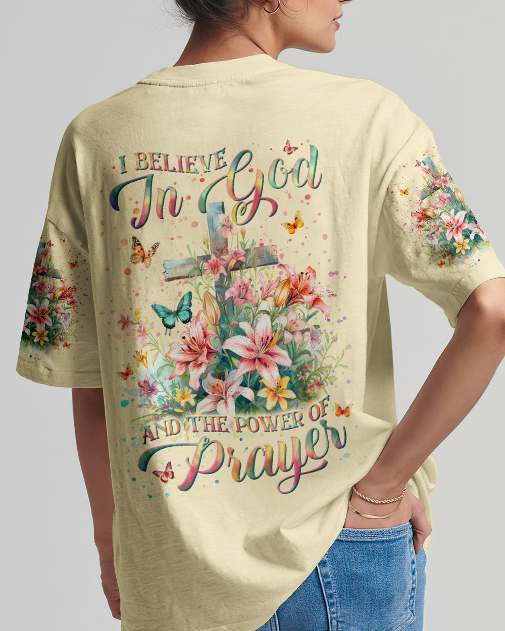 I Believe In God Women's All Over Print Shirt - Yhln2602244