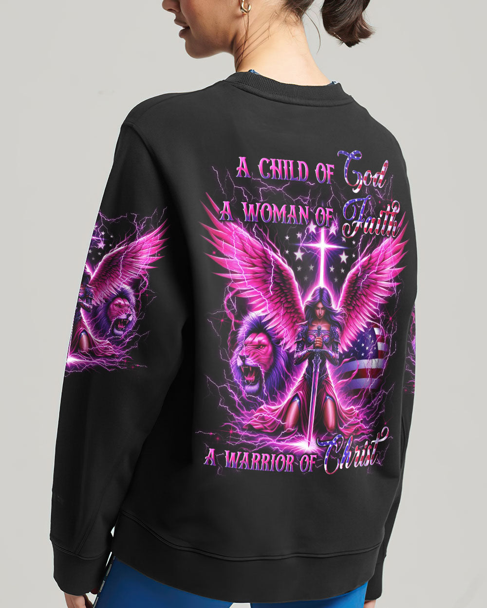A Child Of God A Woman Of Faith Women's All Over Print Shirt - Yhln2611242
