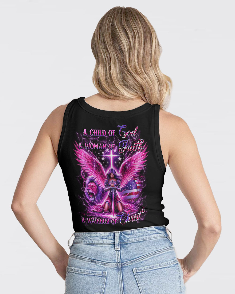 A Child Of God A Woman Of Faith Women's All Over Print Shirt - Yhln2611242