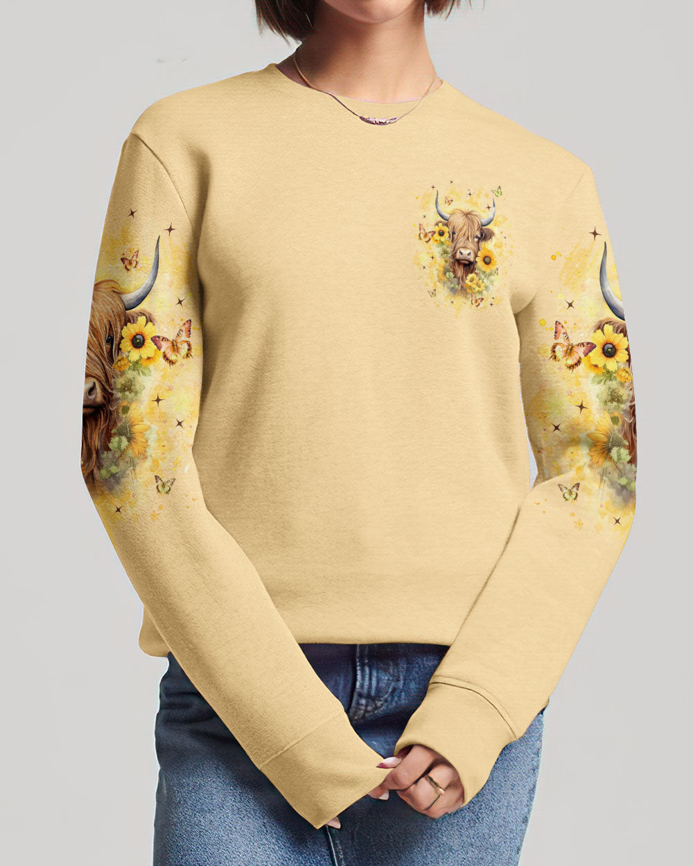 Living Life Somewhere Between Jesus Heifer Women's All Over Print Shirt - Yhln2702242